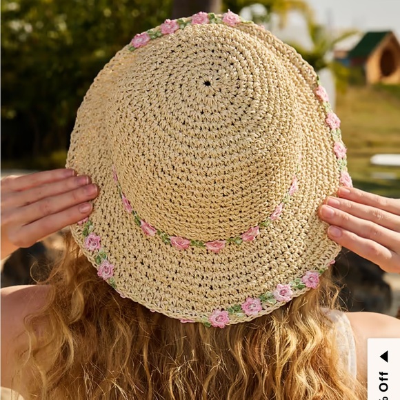 NWT Cupshe Blooming Skies Straw Hat - Picture 4 of 12